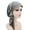 Grey, variant on DailyChi Women’s Solid Color Milk Silk Pre-Tied Head Wrap - Bohemian Hair Cover Hat, Soft Ruffle Long Tail, Breathable Cancer Chemo Headwear, Red, Under $4