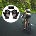 thumbnail image 3 of Guantes de Ciclismo de medio conducir silla de ruedas sin s Gris L kusrkot Guantes de ciclismo, 3 of 7
