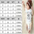 thumbnail image 2 of Newborn Baby Short Sleeve Romper Letter Print O-Neck Snap Jumpsuit, 2 of 8