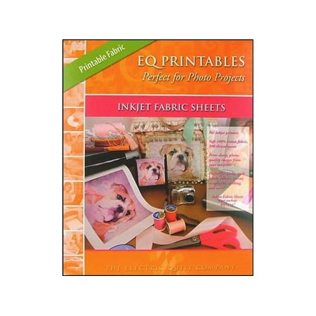 Electric Quilt Printable Fabric Photo Sheets 6pc (Best Sheet Fabric For Night Sweats)