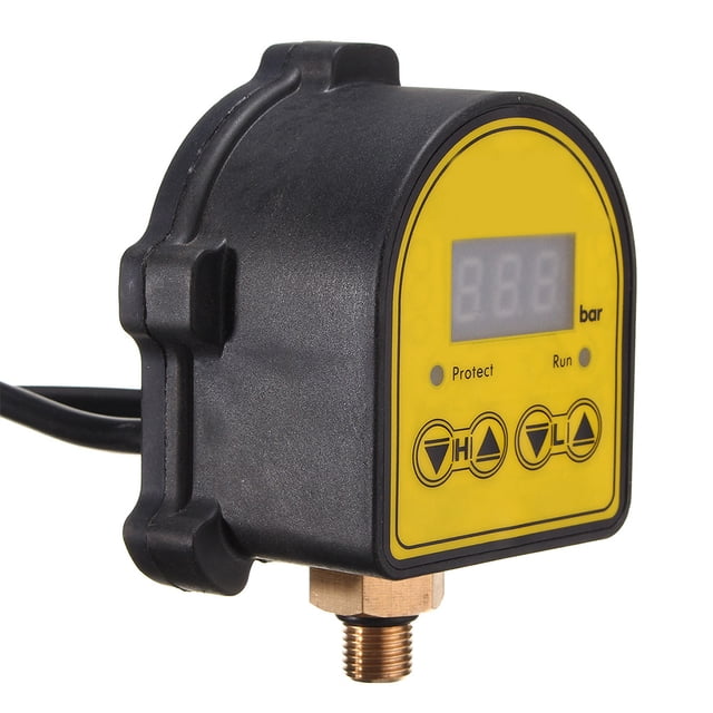 Riwesomey Controlador de presión de bomba de agua de Metal eléctrico desmontable impermeable pantalla Digital eléctrica interruptor inteligente enchufe Cilindros hidráulicos de repuesto Riwesomey TO010190-01B