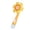 Orange, variant on QLUEWX Orange Sunflower Bubble Machine Toy, 13" Summer Bubble Wand with Bubble Solution Baby Toys Boy Gifts, Bubbles Toddler Outdoor Toys, Summer Party Favors Outdoor Toys for Toddlers 1-3