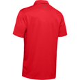 thumbnail image 2 of Under Armour Mens Tech Golf Polo, Red (600)/Pitch Gray, Large Tall, 2 of 6