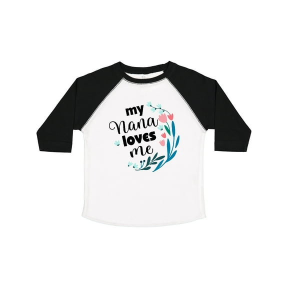Inktastic My Nana Loves Me Granddaughter Girls Toddler T-Shirt