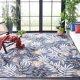 thumbnail image 4 of SAFAVIEH Cabana Blazhe Indoor/Outdoor Area Rug, Blue/Grey, 9' x 12', 4 of 16