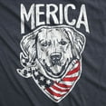 thumbnail image 2 of Mens Merica Dog T Shirt Funny USA Flag Bandana Pet Puppy Lover Tee Graphic Tees, 2 of 9