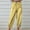 01Yellow, variant on pbnbp Capris for Women Casual Summer Drawstring High Elastic Waist Cotton Linen Capri Pants Plus Size Womens Capris with Pockets