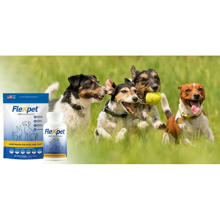 Flexpet with CM8 Joint Health Supplement for Dogs and Cats Maximum Strength 180 Count