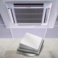 thumbnail image 2 of Stainless Steel Square Extractor Fan Duct Vent Mesh Cover Screw Sealing Ring Set, 2 of 9