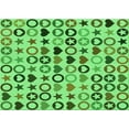 thumbnail image 1 of Ahgly Company Indoor Rectangle Patterned Dark Lime Green Area Rugs, 8' x 12', 1 of 6
