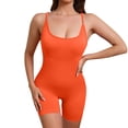thumbnail image 2 of Gamivast Yoga Rompers for Women One Piece Scoop Neck Top & Shorts Jumpsuit Workout Bodysuit Stretchy Activewear Gym Unitard Summer Sporty Outfits, 2 of 6