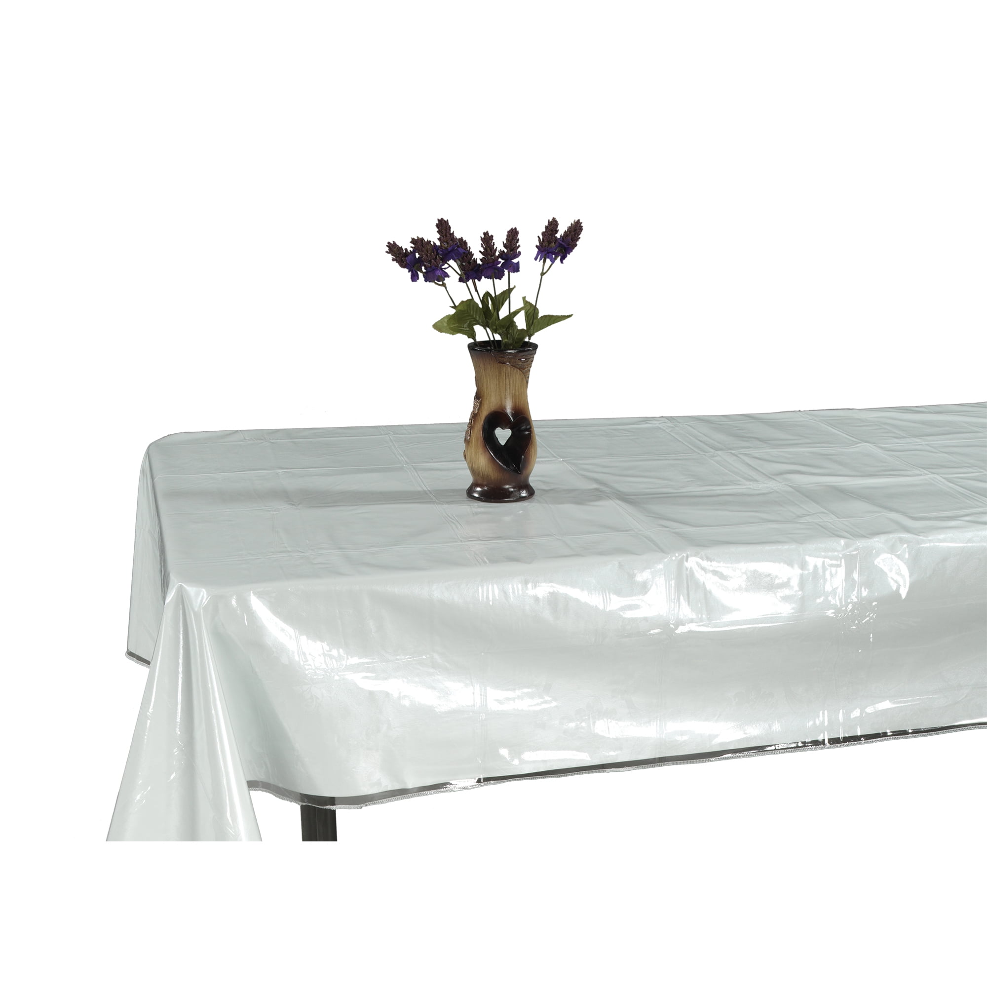 clear plastic tablecloth
