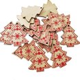 thumbnail image 1 of 10PCS Christmas Ornament Star Bell Heart Xmas Tree Ornament Hanging Decor, 1 of 10