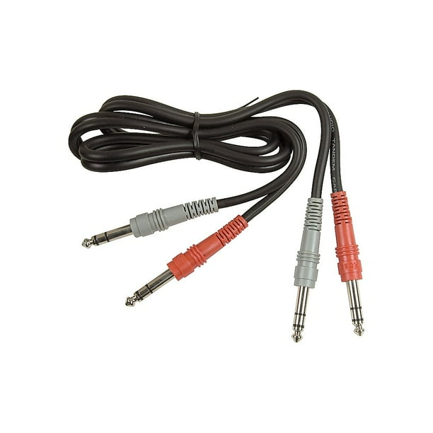 Hosa Css 201 Dual Trs Trs Patch Cable Walmart Com Walmart Com