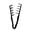 Black-1pcs, variant on Hair Volumizing Comb, ABS Plastic Fluffy Textured Styling Tool for Normal Hair, Natural Looking Hair Root Lifting and Coverage