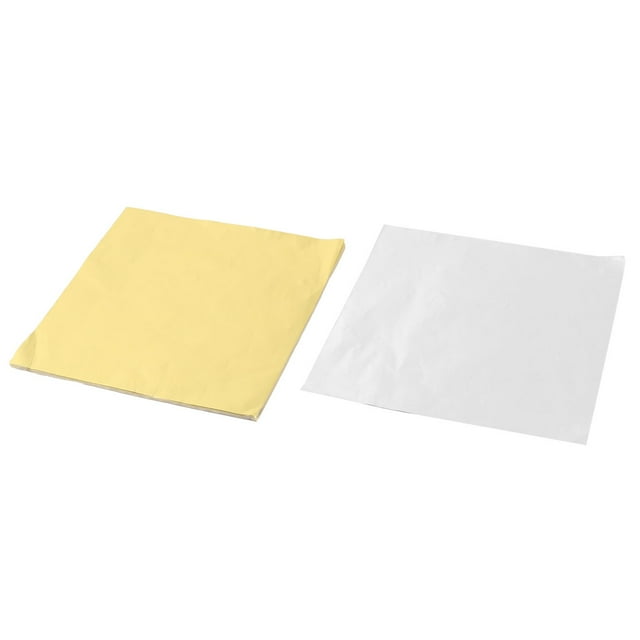 Unique Bargains Aluminum Foil Square Candy Sweet Chocolate Confectionery Wrapping Paper 100pcs