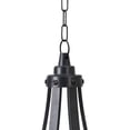 thumbnail image 2 of Sunjoy Traditional Outdoor Battery Powered Six-Light LED Chandelier, 2 of 6