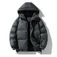 thumbnail image 5 of EOYWHK Puffer Jackets for Women Plus Size Down Jacket Full Zipper Hooded Winter Coats with Pockets, 5 of 9