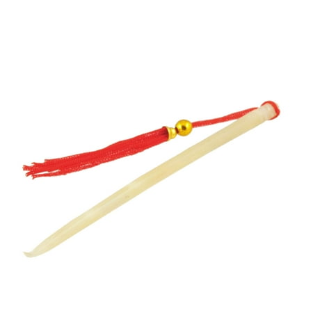 Unique Bargains Unique Bargains Plastic Ear Pick Spoon Curette Ear Wax Remover w Red Cord Pendant