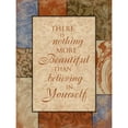 thumbnail image 3 of Grey, Jace 19x24 Black Modern Framed Museum Art Print Titled - Believe In Yourself, 3 of 5