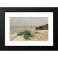 thumbnail image 2 of Eugen Dücker 18x13 Black Modern Framed Museum Art Print Titled - On the Beach, 2 of 5
