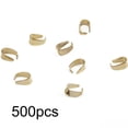 thumbnail image 3 of Shangren Pinch Bail Hook Clasps Buckle Pendant Clips for Jewelry Making DIY Craft gold, 3 of 8