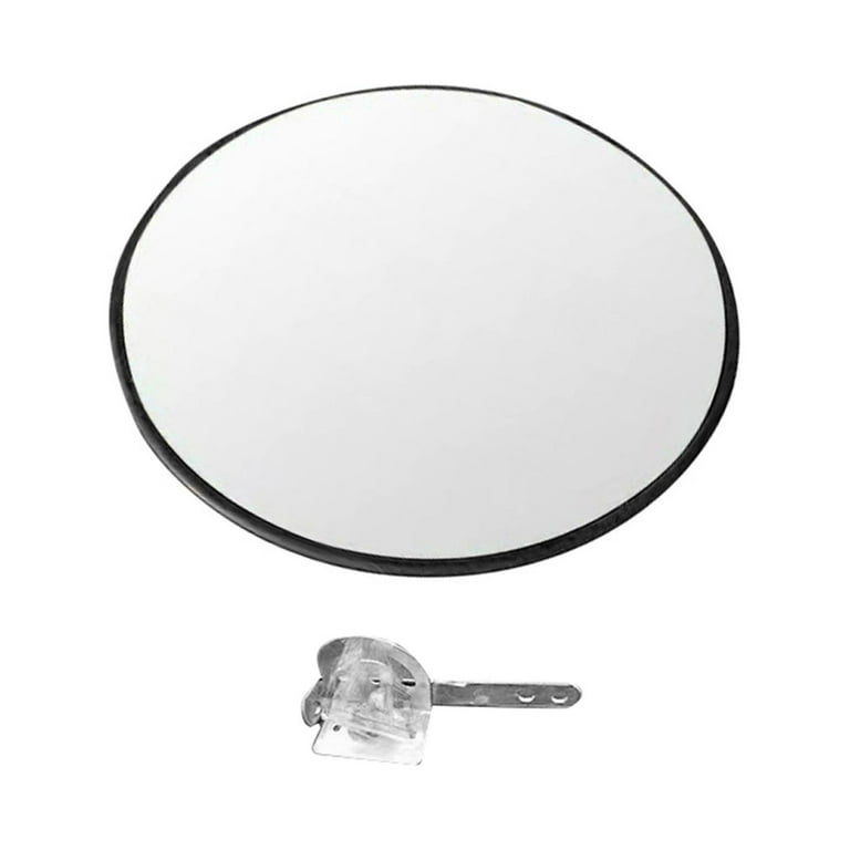 45 cm Traffic Safety Mirror, Wide-Angle Convex Mirror, Black Surveillance  Mirror