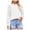 White, variant on Vetement Femme ete 2025 Women's Autumn Top Fashion Trumpet Long Sleeved Casual V Neck Button Hollow Lace Embroidery Shirt Athletic Wear Women Athletic Women Layering Long Sleeve Sleeves Shirt XL