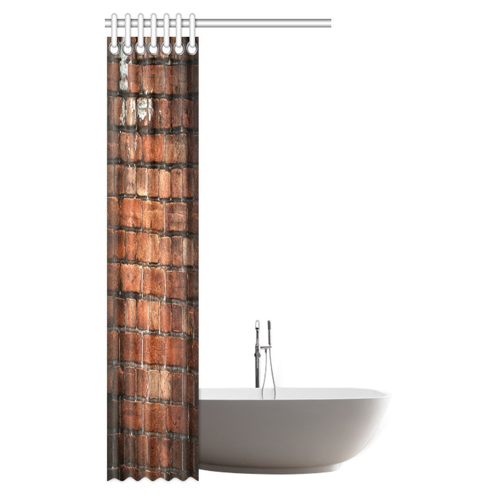 GCKG Rustic Home Decor Shower Curtain, Ancient Retro Old ...