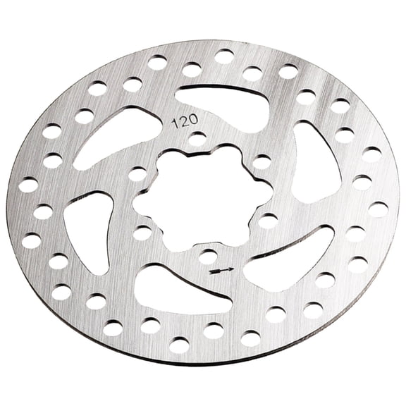 PBPBOX 1Pc 120Mm Bike Disc Rotor Brake Stainless Steel with Hollow Heat Dissipation