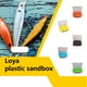 thumbnail image 2 of Eigraketly Caja de señuelos de pesca, caja de señuelos con mango de doble cara, organizador de suministros, accesorios portátiles, herramienta Pescar Amarillo, 2 of 6