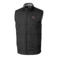 thumbnail image 2 of Men's Cutter & Buck Black Clemson Tigers Vault Big & Tall Stealth Hybrid Windbreaker Full-Zip Vest, 2 of 3