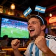 thumbnail image 1 of Diadema con lazo con la bandera de la Copa del Mundo de EE. UU., Canadá y México, decoración para fiestas de fanáticos, diadema con bandera, diadema de plástico, 1 of 6