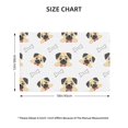 thumbnail image 4 of Placemats Set Of 4 / 6, Funny French Bulldog Bones Placemats For Dining Table Indoor/Outdoors Heat Resistant Washable Placemats 18" X 12", 4 of 8