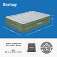 thumbnail image 4 of Bestway Fashion Flock Sage 18" Queen Air Mattress with Built-in Pump, 4 of 14