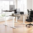 thumbnail image 4 of Scranton & Co Engineered Wood 60W L-Shaped Standing Desk in Modern Hickory, 4 of 7