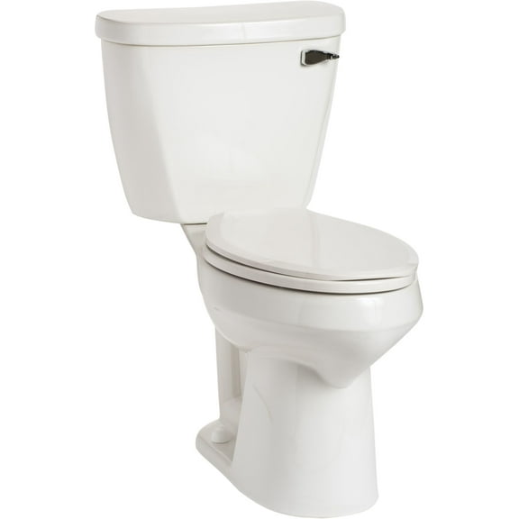 Mansfield 384-387Rh Summit 1.28 Gpf Two-Piece Elongated Comfort Height Toilet - White