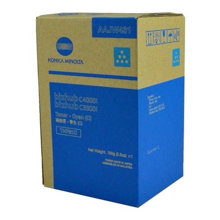 Konica Minolta AAJW431 (TNP81C) Cyan Toner Cartridge