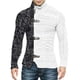 thumbnail image 3 of Suéter de punto con cuello alto y cremallera de manga larga con combinación de colores de Europa y América para hombre de otoño e invierno, 3 of 6