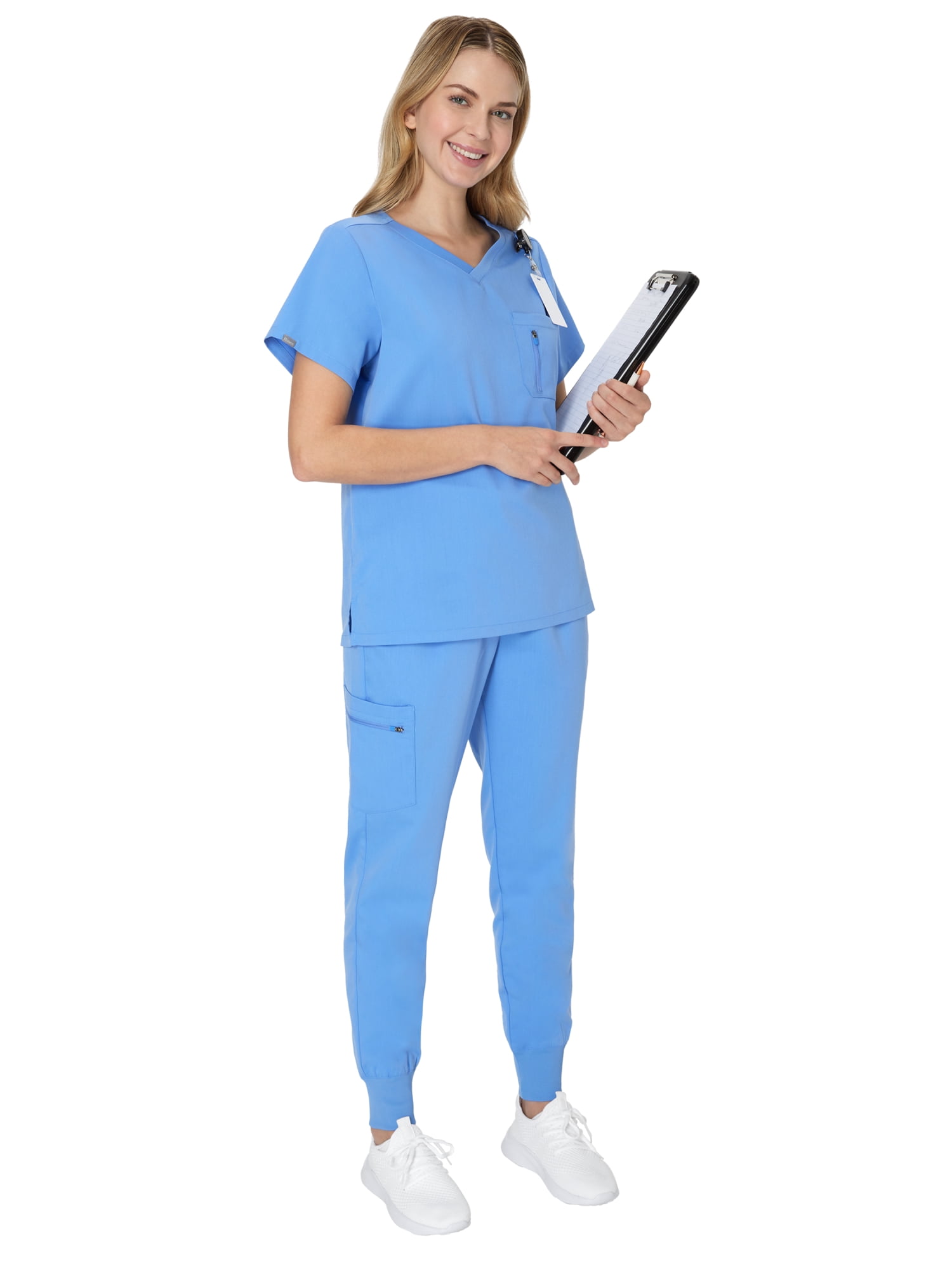 Hanes Women's Scrubs Drawstring Jogger Scrub Pants, Premium, Pockets, Sizes XS - 3XL