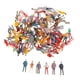 thumbnail image 2 of Figuras de Personas Mixtas de 100 Piezas, Diseño de Paisaje de Tren en Miniatura, 1: 50-1: 300 , 1:75, 2 of 8