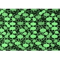 thumbnail image 1 of Ahgly Company Indoor Rectangle Abstract Emerald Green Modern Area Rugs, 5' x 7', 1 of 4
