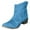 Blue, variant on Wide Calf Cowboy Boots Women Cowboy Boots for Women Western Cowgirl Boots Mid Calf Snip Toe Boot With Chunky Heel Black,Size for US 9