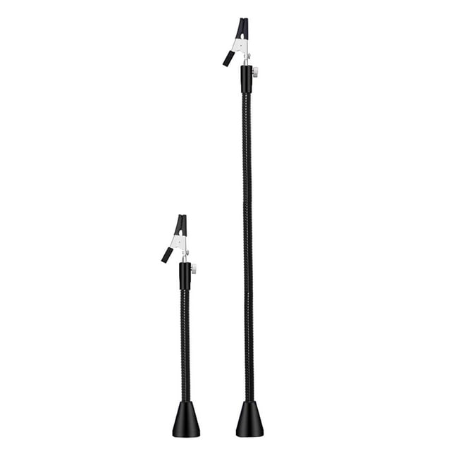 2 piezas magnéticas flexibles con pinzas de para herramientas de tercera mano, electrónica de automóvil, soldadura, joyería, pintura, manual 2 tubos de unión + 2 clips