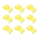 thumbnail image 5 of 210 piezas de conectores de cable de bloqueo, empalme rápido, bloques de terminales de crimpado a presión para cables eléctricos, color amarillo, 5 of 12