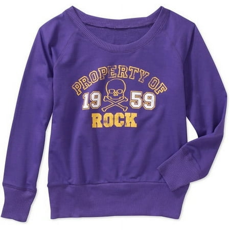 Derek Heart Juniors' Chunky Ribbed Sweatshirt Top