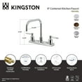 thumbnail image 7 of Kingston FB2148DL Concord Two-Handle 2-Hole 8" Centerset Kitchen Faucet in Brushed Nickel, 7 of 7