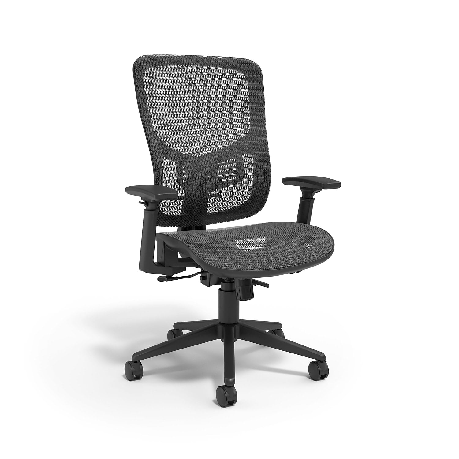 Staples Ayalon Mesh and Fabric Task Chair Black 51505