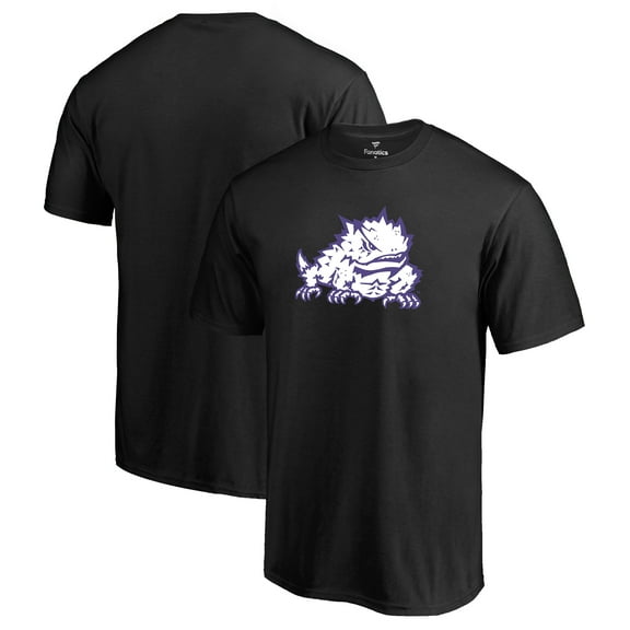 Men's Black TCU Horned Frogs Primary Logo T-Shirt