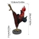 thumbnail image 3 of Adorno de pollo borracho | Escultura de gallo grande y caprichosa para decoración del hogar | Estatua de resina de imitación para sala de estar o entrada, 3 of 5